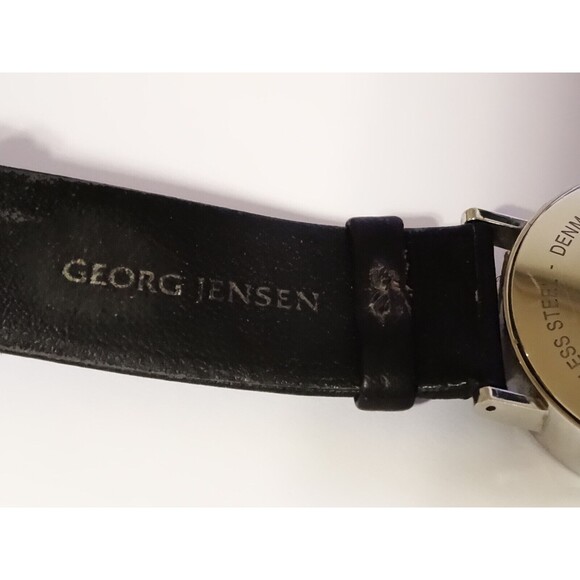 Mens  38mm Georg Jensen 317 St. Steel Quartz Chronograph Watch by Henning Koppel - Picture 13 of 15